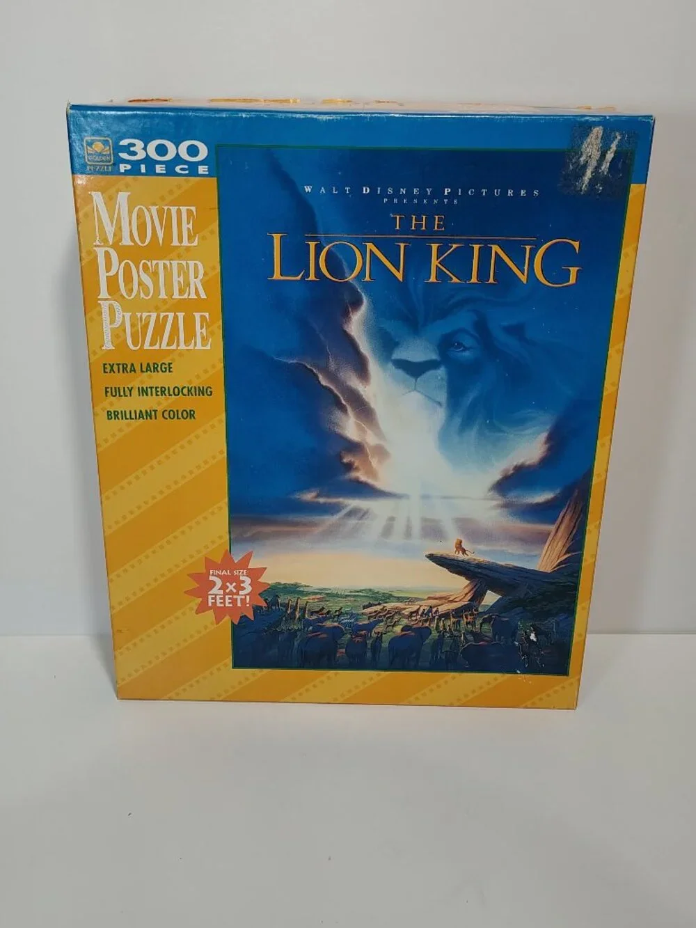 Golden Puzzle Disney's THE LION KING Movie Poster 300 pc puzzle #5243 Complete